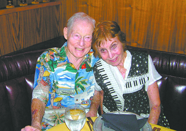 Bob and Marian Setterfield celebrate 62 years together with at the Carson Nugget on July 11.