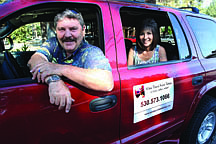 Sara Thompson /Nevada Appeal News ServiceJohn and Vicki Bain started up Wine Tours From Tahoe, which takes small groups on personalized tours of El Dorado wineries.