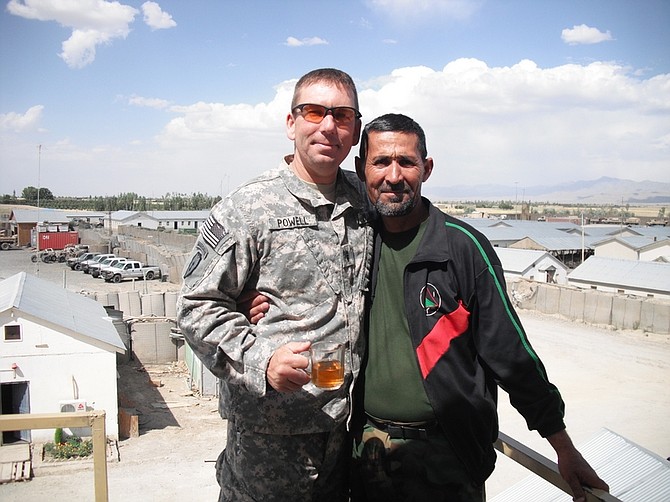 Courtesy photoNevada National Guard Chief Warrant Officer Charles Powell, of Carson City, recently returned from a deployment in Afghanistan. His unit&#039;s mission was to serve as trainers and mentors embedded in the Afghan army and police force.