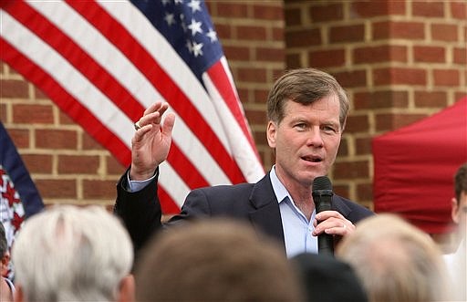 Republican candidate for Virginia governor, Bob McDonnell, speaks to a crowd Saturday, Oct. 31, 2009 in Williamsburg, Va. during a campaign swing through the area. (AP Photo/The Daily Press, Rob Ostermaier) **MAGS OUT, NO SALES, INTERNET OUT, TV OUT**