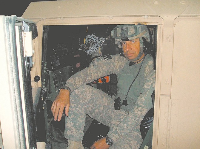 Courtesy of Sgt. Gary UnderhillHere I am, shortly after after arriving at our forward operating base just 6