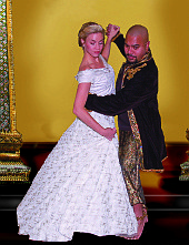 Courtesy photoSarah Pennebaker as Anna and Leoney Berg as the king dance in the &quot;The King and I.&quot;