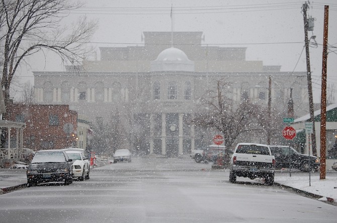 Brian Duggan/Nevada AppealThe state Capitol Monday afternoon.