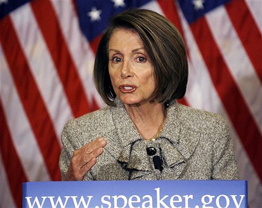 House Speaker Nancy Pelosi of Calif. speaks during a news conference on Capitol Hill in Washington, Thursday, Jan. 21, 2010. (AP Photo/Jose Luis Magana)