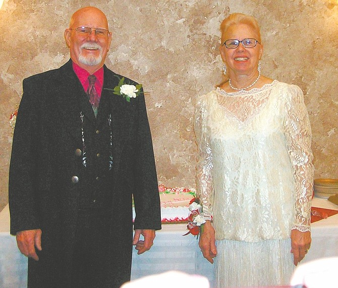 Roy and Faye Semmens of Carson City celebrated their 50th wedding anniversary on Saturday Feb. 20, 2010 by renewing their wedding vows at Calvary Chapel in Carson City. Pastor Pat Propster officiated in the ceremony.