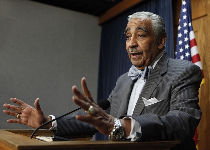 House Ways and Means Committee Chairman Rep. Charles Rangel, D-N.Y. makes his statement on Capitol Hill in Washington, Wednesday, March 3, 2010.   (AP  Photo/Manuel Balce Ceneta)