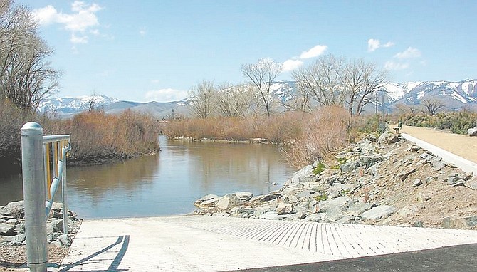Courtesy Vern KrahnThe Morgan Mill Road River Access Area opens today on the Carson River at the east end of town. The ramp offers a takeout point for Class I trips down the Aquatic Trail from Carson River Park, a 3.3-mile float for canoes, kayaks and rafts.