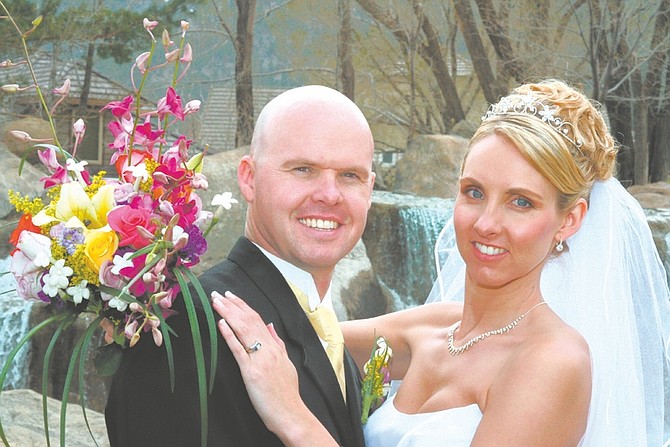 CourtesyMatt Clapham and Nicole Cavanaugh were wed in April in Carson City.
