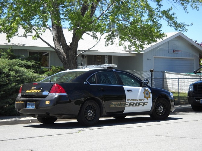 Investigators are at a home on Baker Drive in which a man allegedly claims he stabbed someone in Washoe Valley.