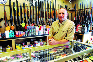 ROB SABO/Northern Nevada Business WeeklyDan McCassie, owner of Main Street Pawn in Fernley, says cash-strapped residents of hard-hit Lyon County have helped increase business at the store.