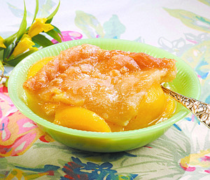 Peaches, fresh or canned (but ripe and flavorful), make a delicious cobbler. Photo credit: Photograph by Deborah Whitlaw Llewellyn for &quot;Mary Mac&#039;s Tea Room&quot; by John Ferrell (Andrews McMeel, 2010)