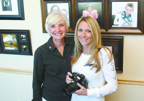 Jim Grant/Nevada AppealToni Langson, left, and Shelly Plaut are the co-owners of Little People Portraits located on North Carson Street.