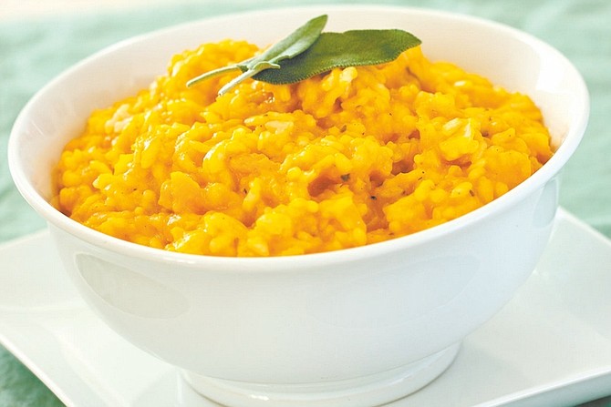 Sarah Hull/For the Nevada AppealSage roasted butternut squash risotto is a heart-warming dish for cold winter nights.