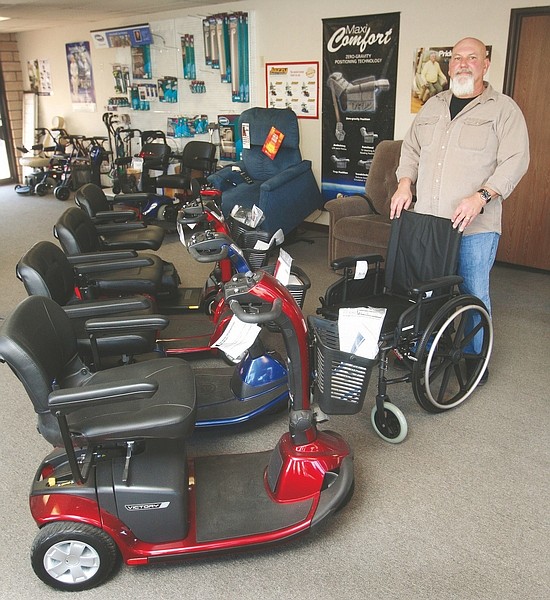 Jim Grant/Nevada AppealWayne Bachand is the owner of Nevada Seating &amp; Mobility, Inc. located on Old Hot Springs Road.