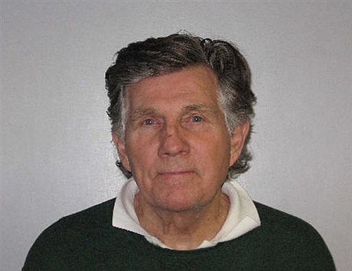This is a booking mug of television personality Gary Collins of Beverly Hills, Calif., provided by the Biloxi, Miss., Police Department and taken Tuesday, Jan. 4, 2011, after Collins was charged with defrauding an innkeeper of $59.35 after leaving a Biloxi restaurant and refusing to pay the tab. According to Mississippi law, refusing to pay a restaurant bill of more than $25 is a felony. (AP Photo/Biloxi Police Department)