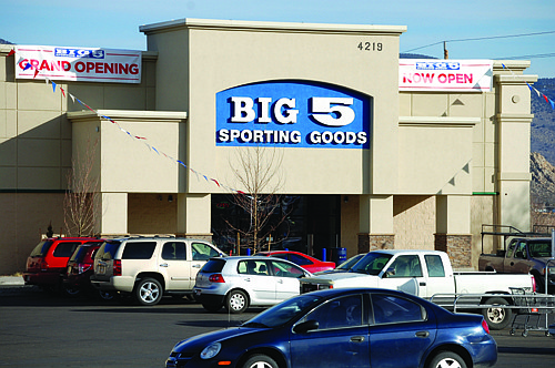 Brian Duggan/Nevada AppealBig 5 Sporting Goods will host its grand opening celebration today.