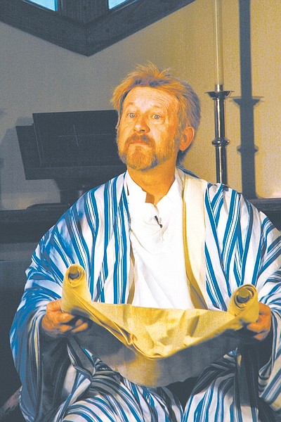 Courtesy Into the Light ProductionsMichael Reardon will give a dramatic presentation of &quot;The Gospel of Matthew&quot; on Friday at St. Gall Catholic Church.