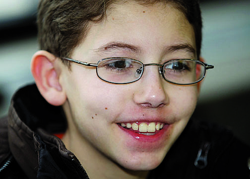 Shannon Litz/Nevada AppealBenjamin Anderson, 11, talks about what he has been doing since he got out of the hospital.