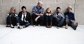 CourtesyChristian worship band I Am &quot;They&quot; will play Thursday at Valley Christian Fellowship. The band consists of, from left, Sara Palmer, Justin Shinn, Adam Palmer, Stephanie Kulla, Raul Aguilar, and Matthew Hein.