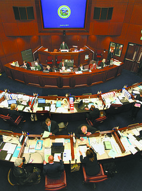 Jim Grant/Nevada AppealThe State Senate reconvenes late Monday afternoon on the last day of the legislature session.