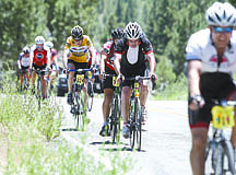 Shannon Litz/Nevada AppealRiders participate in the annual Tour of the California Alps on Highway 89 on Saturday. The Death Ride attracted 2,800 riders.