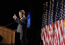 Republican Governor of Texas Rick Perry speaks during the RedState Gathering, a meeting of conservative activists, where he announced his run for president in Charleston, S.C., Saturday, Aug. 13, 2011. (AP Photo/Gerry Broome)