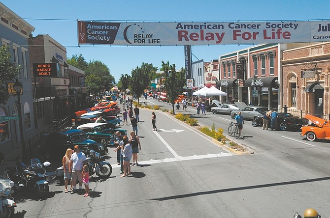 Geoff Dornan/Nevada AppealClassic cars, street food and music drew hundreds to Carson Street in downtown Carson City on Saturday for the annual Legends of the West event.