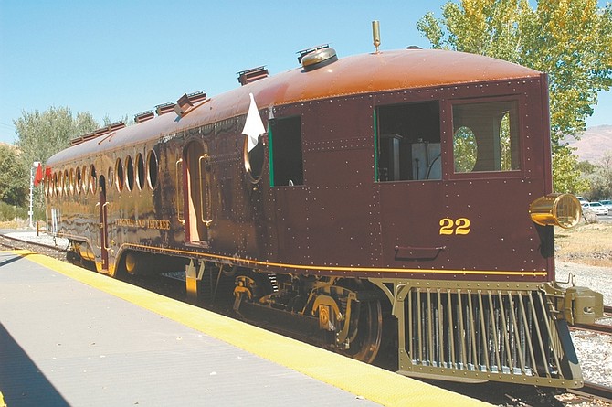CourtesyThe McKeen Motor Car at the Nevada State Railroad Museum has been designated a historic landmark by Secretary of the Interior Ken Salazar.