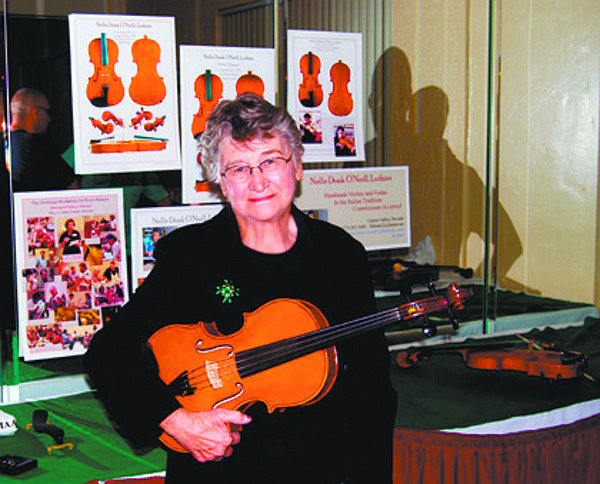 CourtesyCarson Valley luthier Nelle O&#039;Neill was awarded a gold medal for one of her violas at the recent convention and competition of the Violin Makers Association of Arizona International in Tucson.