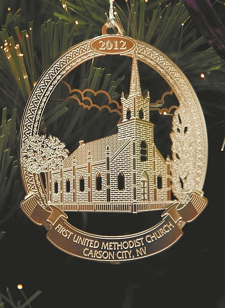 Shannon Litz / Nevada AppealThe First United Methodist Church is featured on the 2012 ornament.