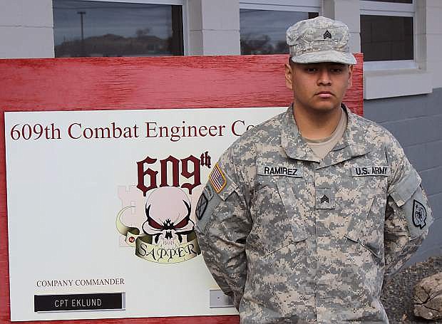 Sgt. Jose Ramirez, a soldier with the 609th Combat Engineer Company in Fallon, will represent the battalion in the state&#039;s NCO of the Year program.