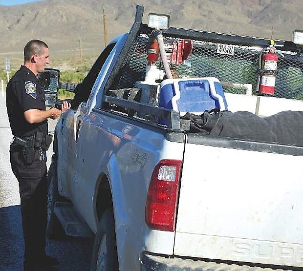 Law enforcement officers including Nevada Highway Patrol troopers are beginning high-intensity enforcement through Feb. 2.