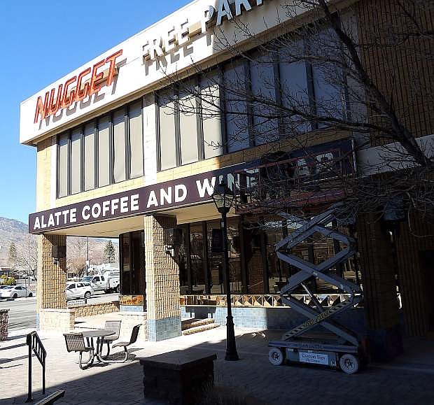 The Carson Nugget&#039;s new, upscale coffee and wine bar.