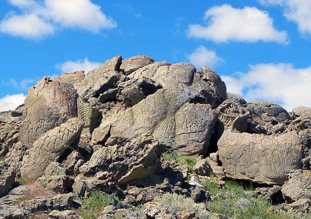 Ancient carvings on limestone boulders near Nevada&#039;s Pyramid Lake have been confirmed to be the oldest recorded petroglyphs in North America, at least 10,500 years old.
