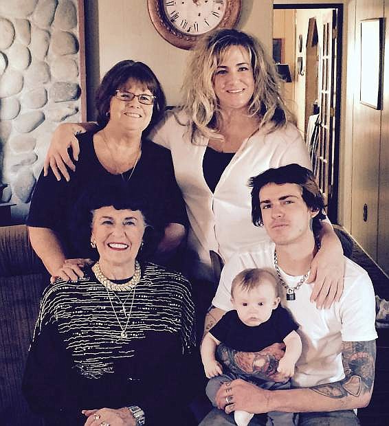 Linda Omey submitted this photo of five generations of her family living in Carson City. Shown are Virginia Delaski, Linda Christy Omey, Sonya Curry Kemper, Michael Seaver and Knox Seaver.