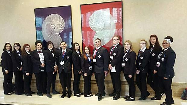 Pioneer High School students recently returned from the Nevada HOSA (Health Occupations Students of America) State Leadership Conference, with some second-year CTE students placing in the Public Health category.