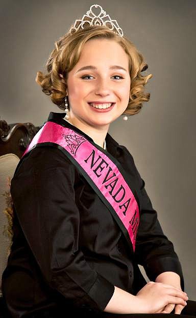 Fallon teen Morgan Rowe prepares for her upcoming pageant in July held in Los Angeles.