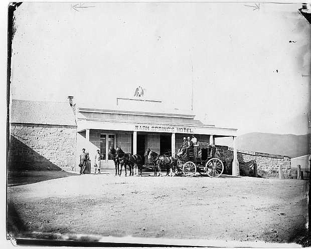 The first Territorial Legislature meet Oct. 1, 1861, at Abraham Curry&#039;s Warm Springs Hotel. Today the Nevada State Prison occupies the site.