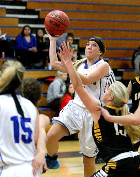 Andrea Maffei drives to the basket against Galena on Tuesday.