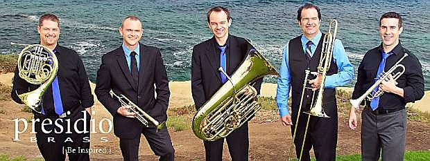 The Carson Valley Arts Council will present Presidio Brass at 6 p.m. April 11 at the CVIC Hall in Minden.