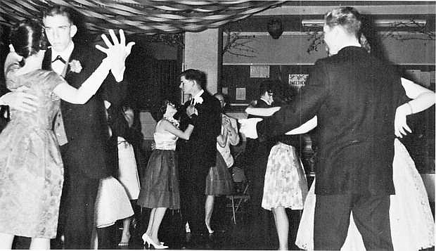 The Harvest Dance was a major event during the 1963-64 school year at Churchill County High School.