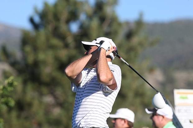 Josh Teater plays on Friday at the Reno-Tahoe Open.