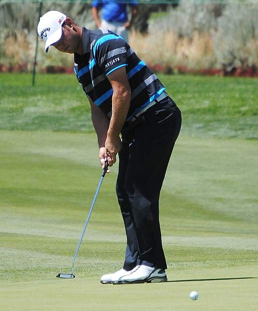 Gary Woodland won the 2013 Reno-Tahoe Open with 44 points in the Modified Stableford format.