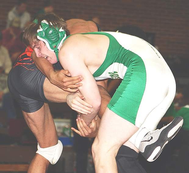 Fallon&#039;s David Hughes won the Northern Division I-A regional title at 160 pounds on Saturday in Sparks.