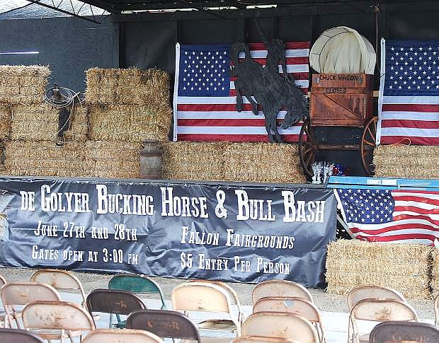 The first annual De Golyer Buckin and Bull Bash kicks off today at the Churchill County Fairgrounds.