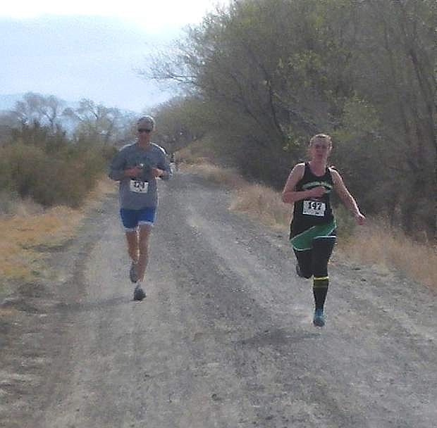 Ron Young won the annual Rattlesnake Trail Run on Saturday as he finished the 3.5-mile course in 20 minutes, 36.452 seconds.