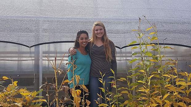 Shaylin Segura and Sophie Waite are teaming up for their senior project to raise money and awareness for The Greenhouse Project at Carson High School.