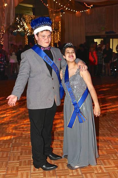 Austin Mead and Kasey Camp, both 18, are nominated King and Queen Thursday night at the &#039;Senior/Senior Friendship Ball/Prom&#039; at Morse Burley Gymnasium.