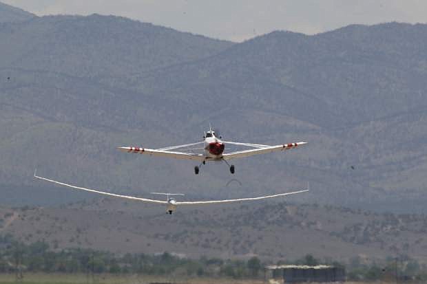 The Minden-Tahoe Airport is the host site for the 18 Meter Nationals sailplane races which began Tuesday.