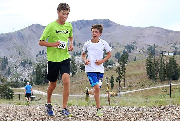 Max Roske, left, and Jacob Gramanz of Tahoe City.